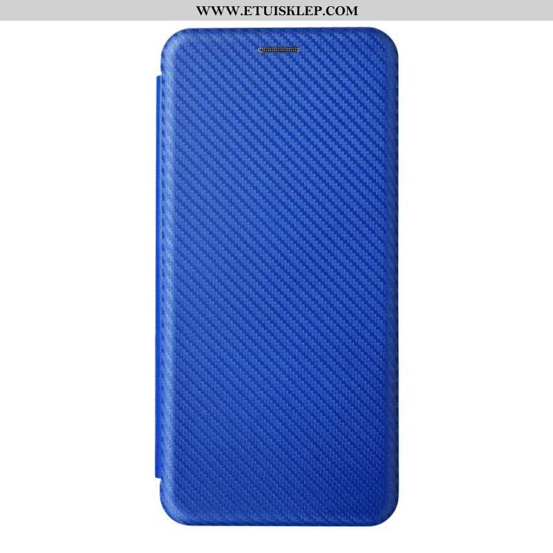 Etui Na Telefon do Vivo Y22s Etui Folio Włókno Węglowe